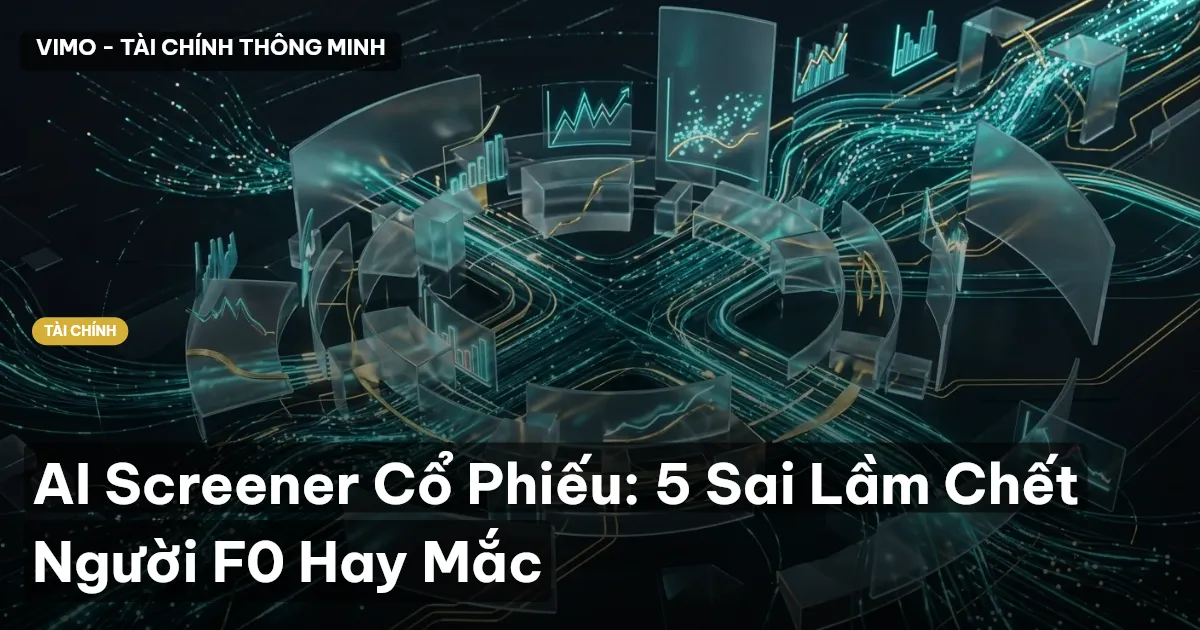 AI Screener Cổ Phiếu: 5 Sai Lầm Chết Người F0 Hay Mắc