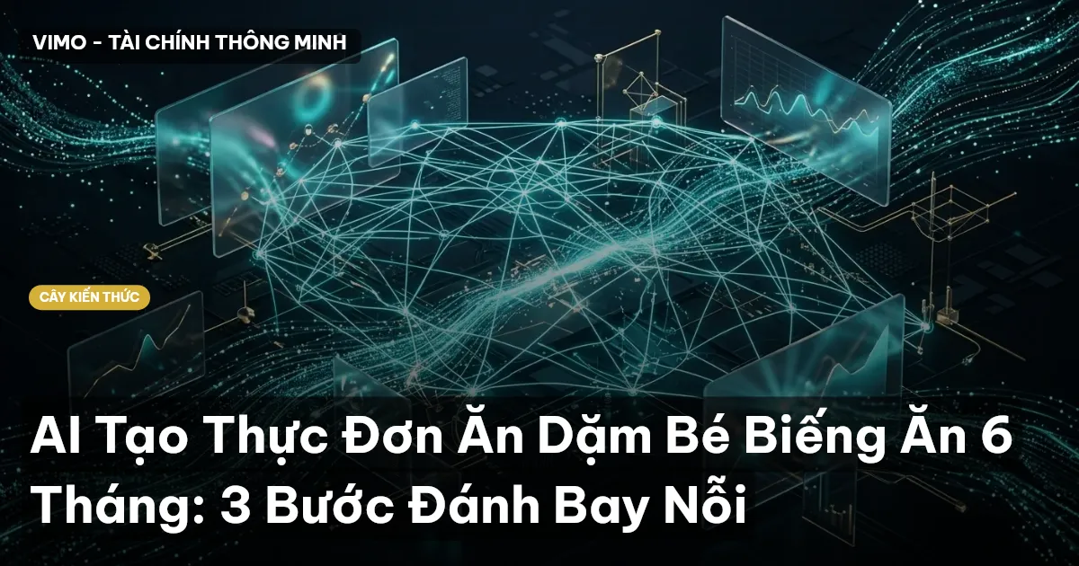 AI Tạo Thực Đơn Ăn Dặm Bé Biếng Ăn 6 Tháng: 3 Bước Đánh Bay Nỗi