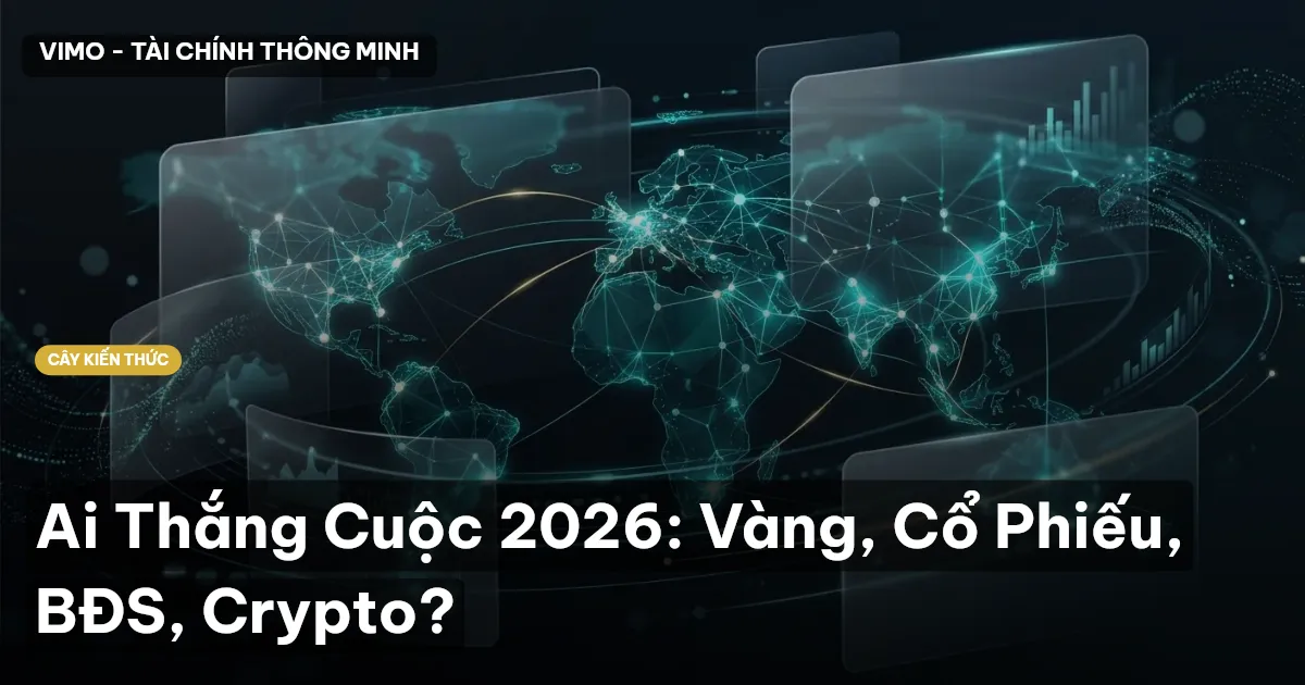 Ai Thắng Cuộc 2026: Vàng, Cổ Phiếu, BĐS, Crypto?