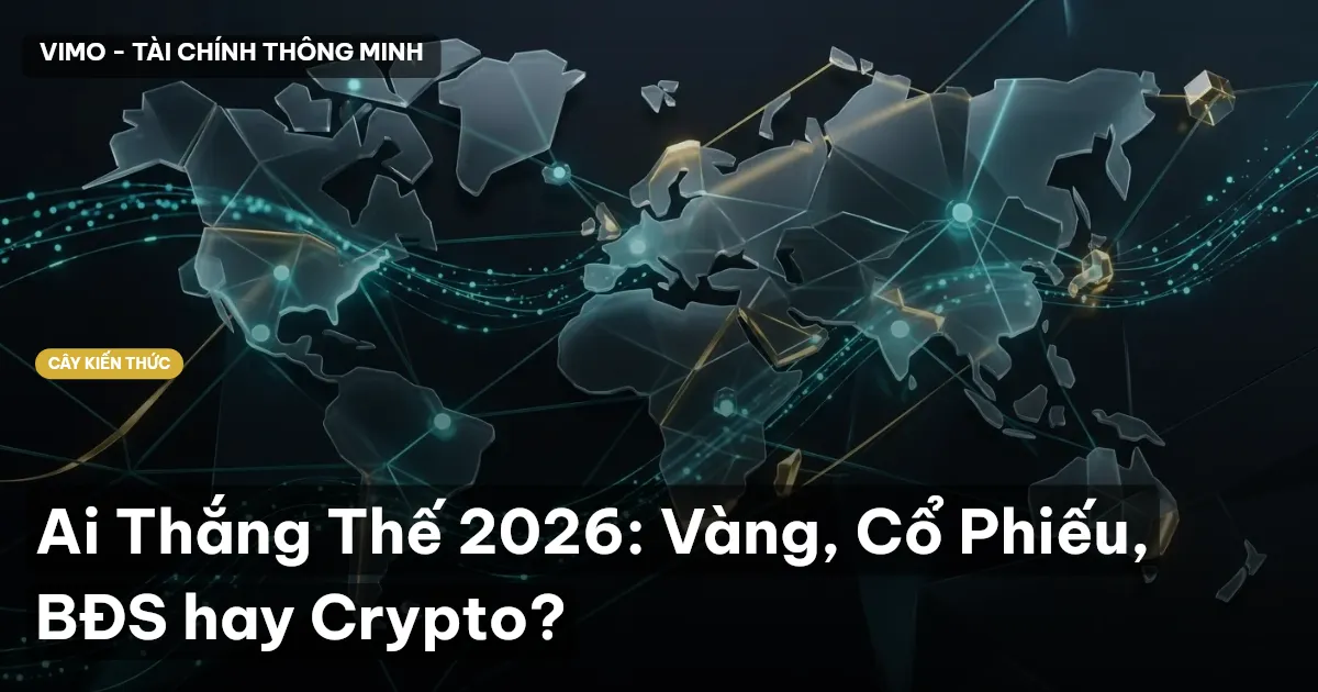 Ai Thắng Thế 2026: Vàng, Cổ Phiếu, BĐS hay Crypto?