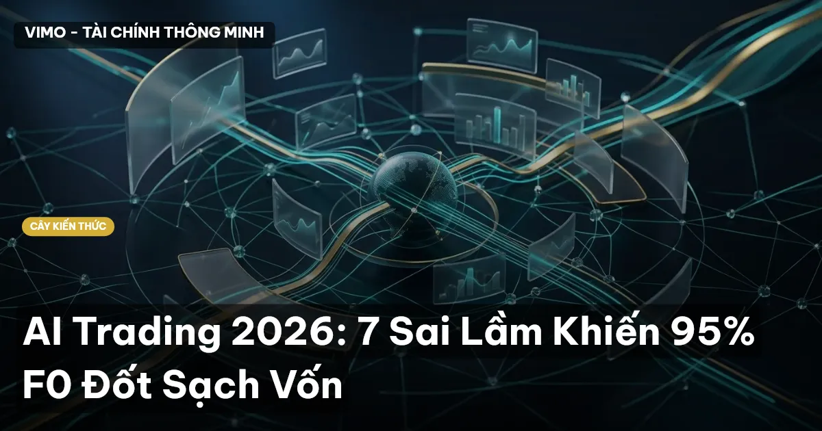 AI Trading 2026: 7 Sai Lầm Khiến 95% F0 Đốt Sạch Vốn