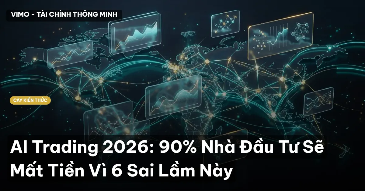 AI Trading 2026: 90% Nhà Đầu Tư Sẽ Mất Tiền Vì 6 Sai Lầm Này