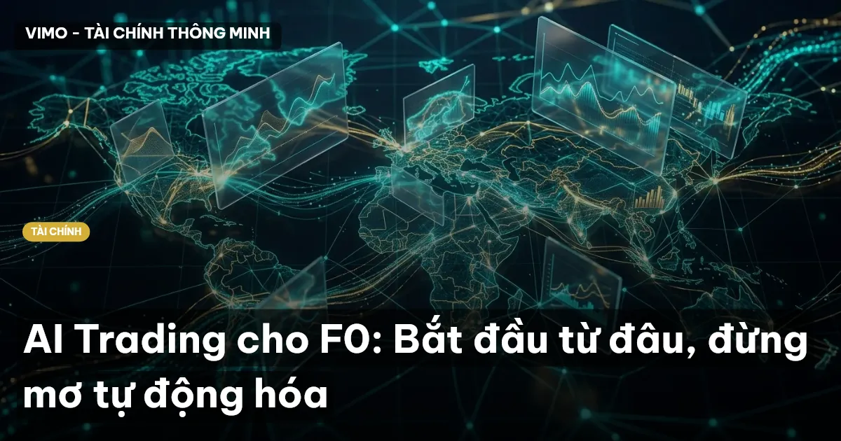 AI Trading cho F0: Bắt đầu từ đâu, đừng mơ tự động hóa