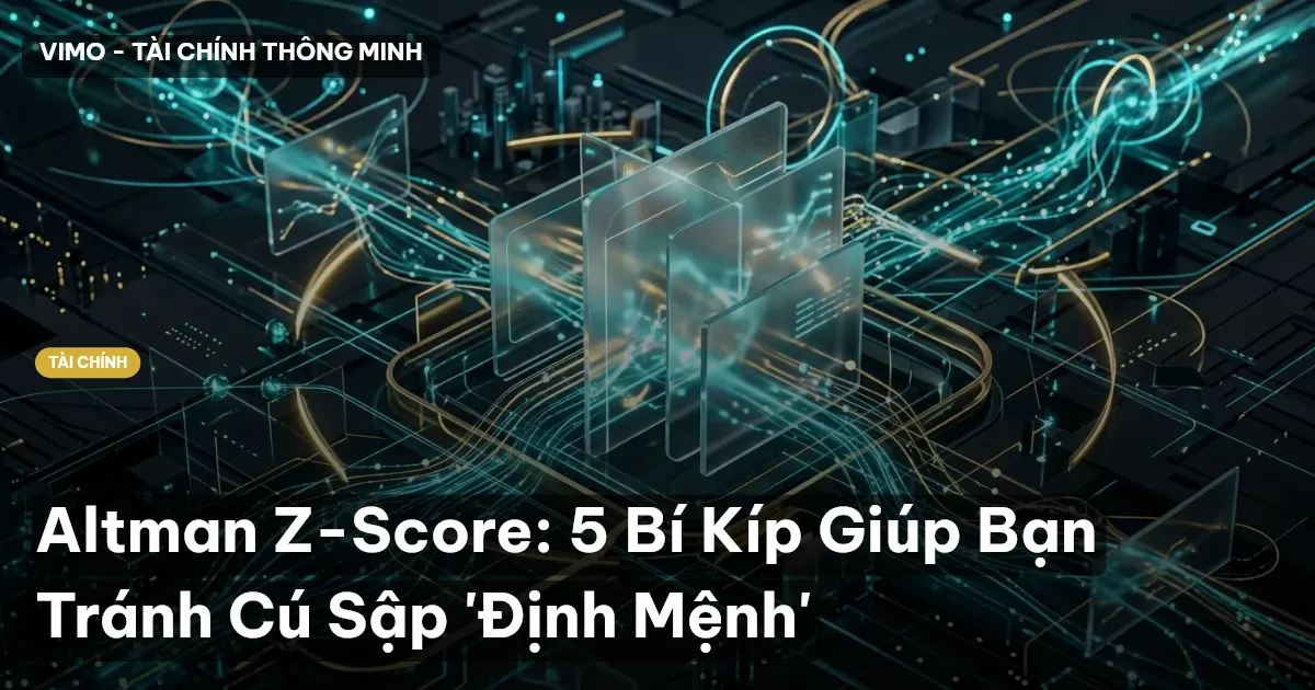 Altman Z-Score: 5 Bí Kíp Giúp Bạn Tránh Cú Sập 'Định Mệnh'