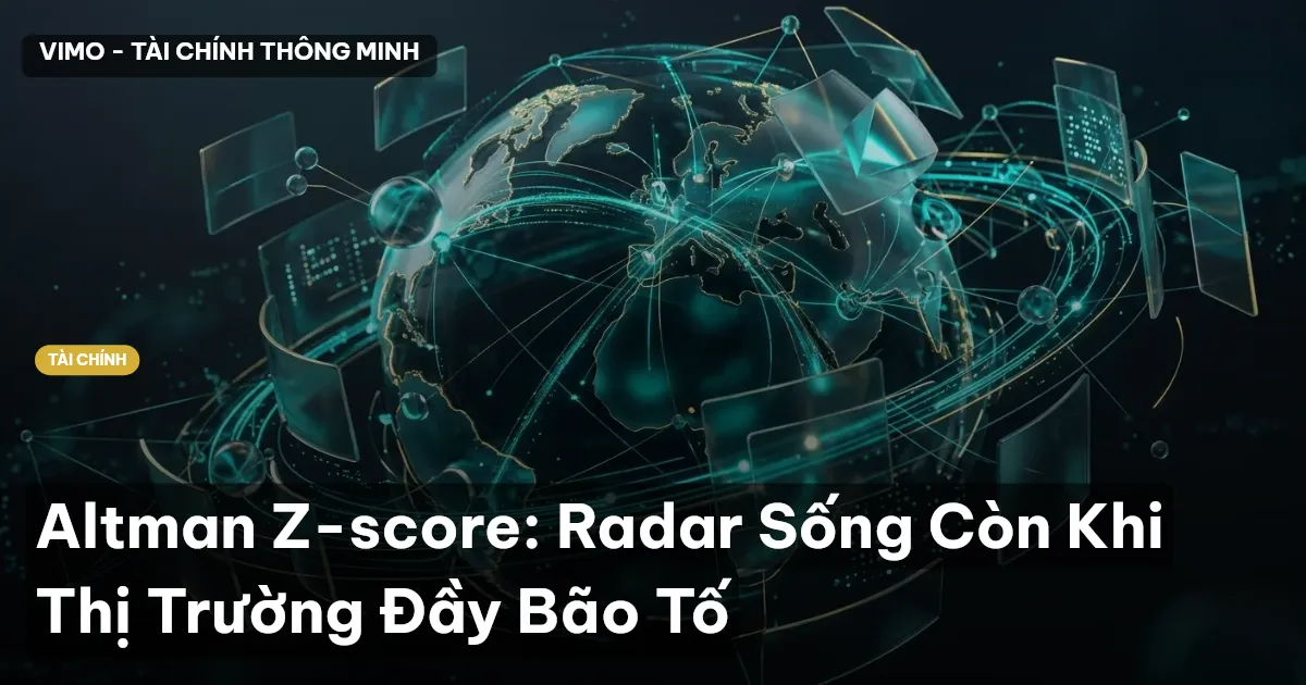 Altman Z-score: Radar Sống Còn Khi Thị Trường Đầy Bão Tố