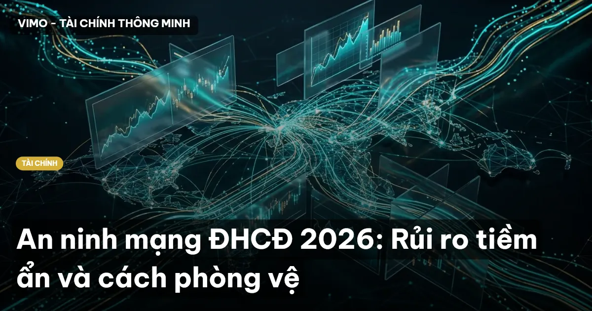 An ninh mạng ĐHCĐ 2026: Rủi ro tiềm ẩn và cách phòng vệ