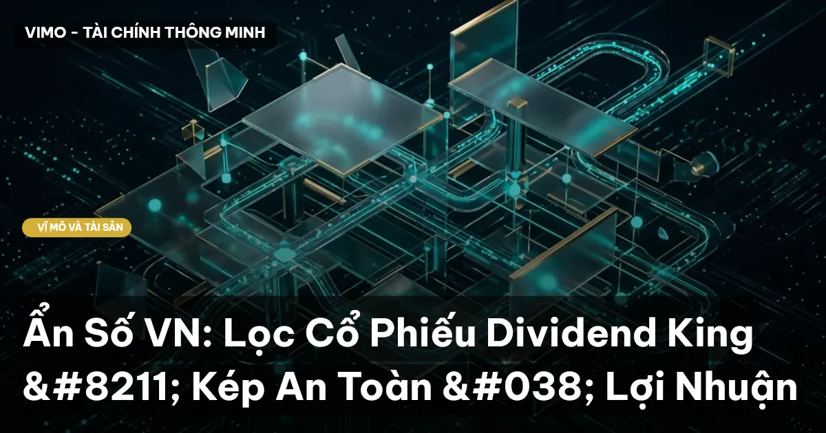 Ẩn Số VN: Lọc Cổ Phiếu Dividend King – Kép An Toàn & Lợi Nhuận