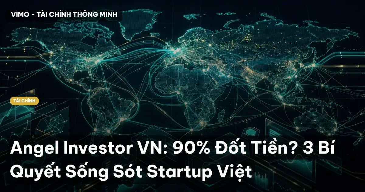 Angel Investor VN: 90% Đốt Tiền? 3 Bí Quyết Sống Sót Startup Việt