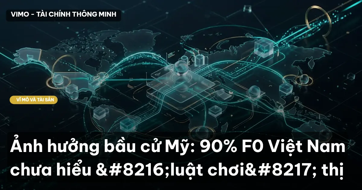 Ảnh hưởng bầu cử Mỹ: 90% F0 Việt Nam chưa hiểu 'luật chơi' thị