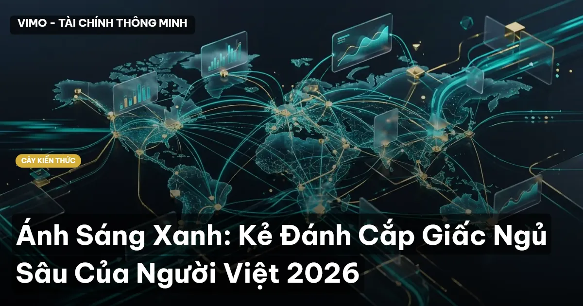 Ánh Sáng Xanh: Kẻ Đánh Cắp Giấc Ngủ Sâu Của Người Việt 2026
