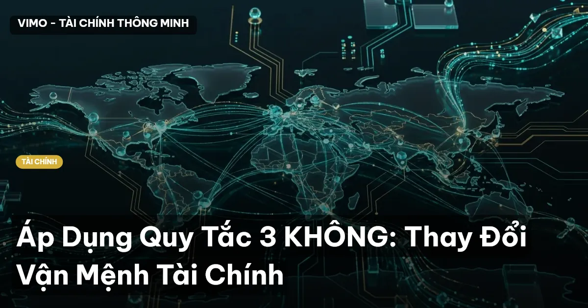 Áp Dụng Quy Tắc 3 KHÔNG: Thay Đổi Vận Mệnh Tài Chính