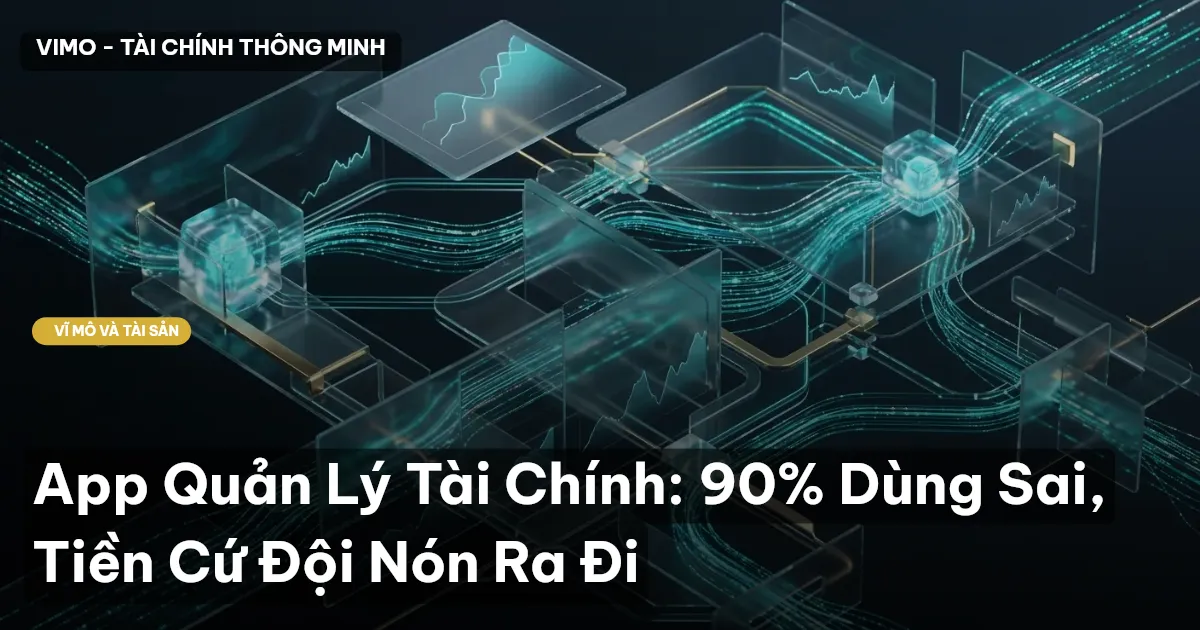 App Quản Lý Tài Chính: 90% Dùng Sai, Tiền Cứ Đội Nón Ra Đi