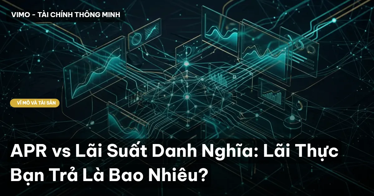 APR vs Lãi Suất Danh Nghĩa: Lãi Thực Bạn Trả Là Bao Nhiêu?