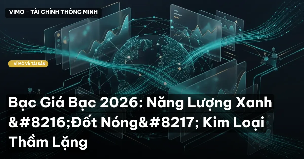 Bạc Giá Bạc 2026: Năng Lượng Xanh ‘Đốt Nóng’ Kim Loại Thầm Lặng