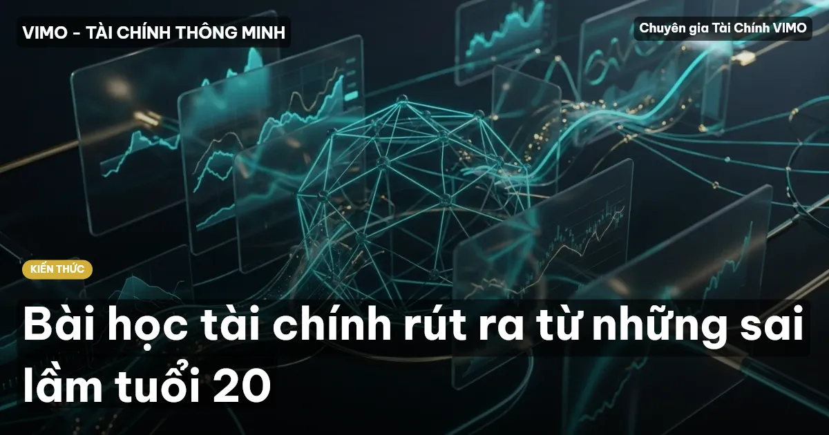 Bài học tài chính rút ra từ những sai lầm tuổi 20