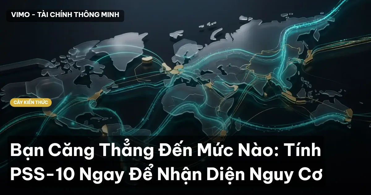 Bạn Căng Thẳng Đến Mức Nào: Tính PSS-10 Ngay Để Nhận Diện Nguy Cơ