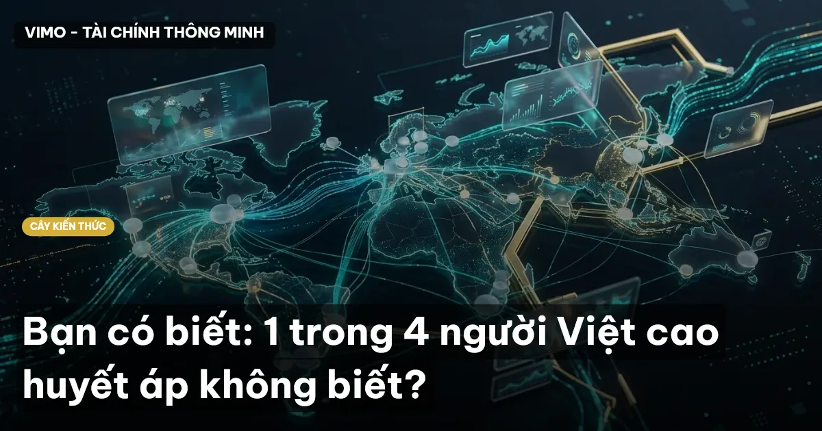 Bạn có biết: 1 trong 4 người Việt cao huyết áp không biết?