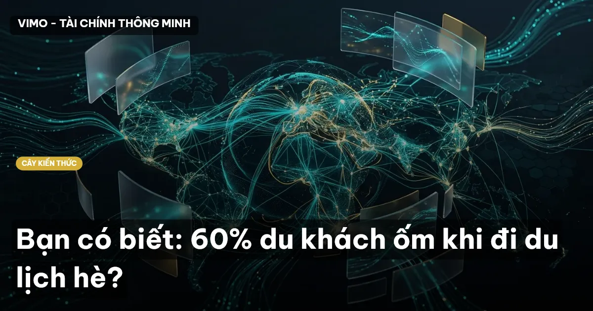 Bạn có biết: 60% du khách ốm khi đi du lịch hè?