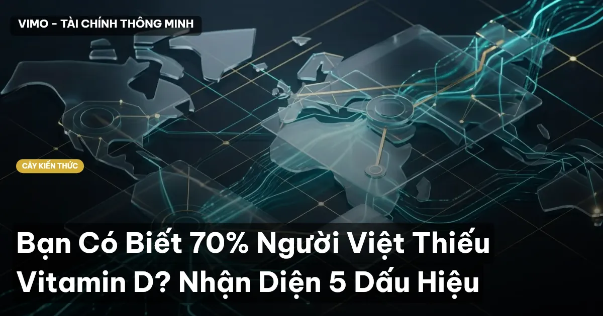 Bạn Có Biết 70% Người Việt Thiếu Vitamin D? Nhận Diện 5 Dấu Hiệu