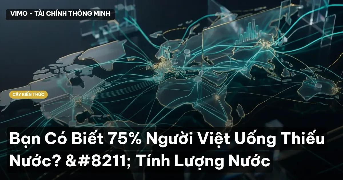 Bạn Có Biết 75% Người Việt Uống Thiếu Nước? – Tính Lượng Nước