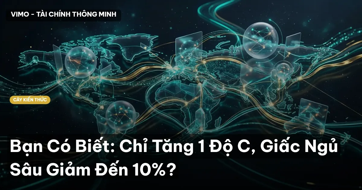 Bạn Có Biết: Chỉ Tăng 1 Độ C, Giấc Ngủ Sâu Giảm Đến 10%?