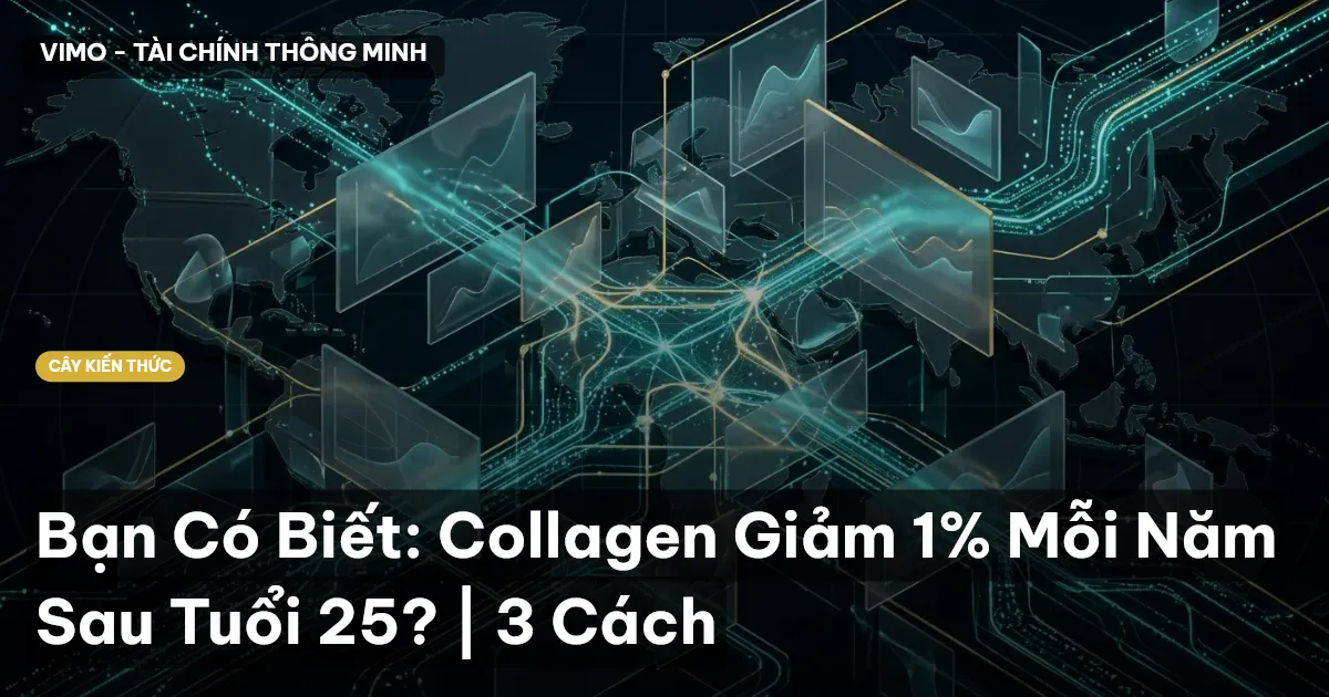 Bạn Có Biết: Collagen Giảm 1% Mỗi Năm Sau Tuổi 25? | 3 Cách