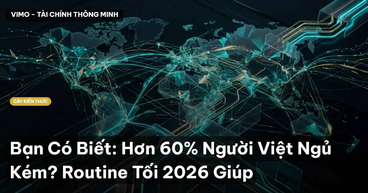 Bạn Có Biết: Hơn 60% Người Việt Ngủ Kém? Routine Tối 2026 Giúp