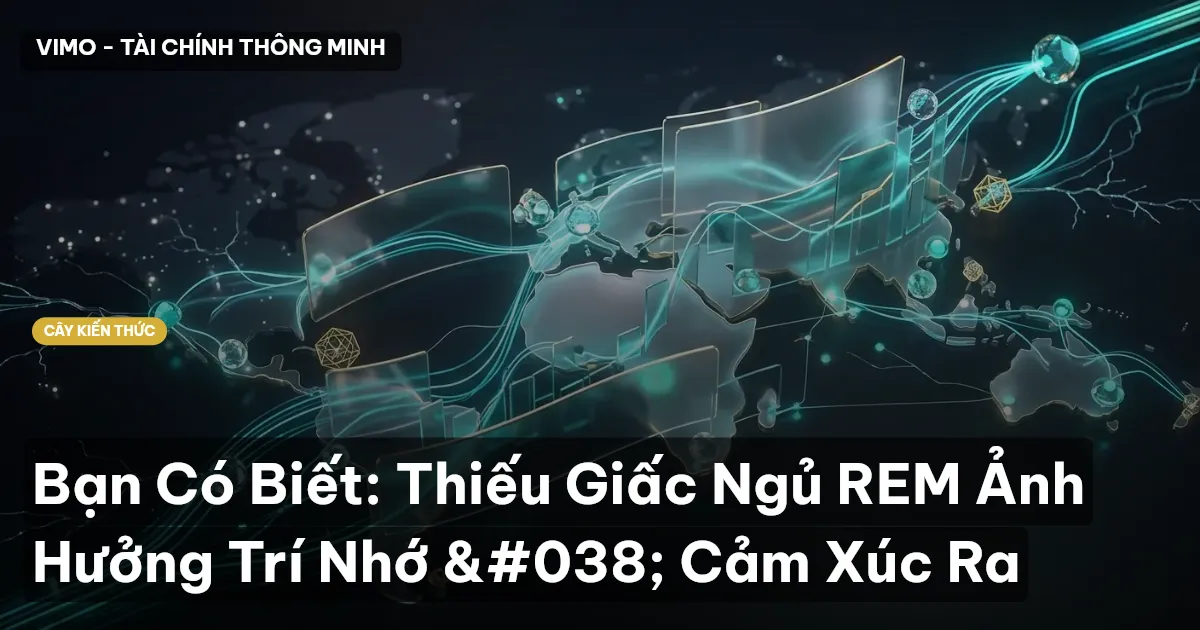 Bạn Có Biết: Thiếu Giấc Ngủ REM Ảnh Hưởng Trí Nhớ & Cảm Xúc Ra