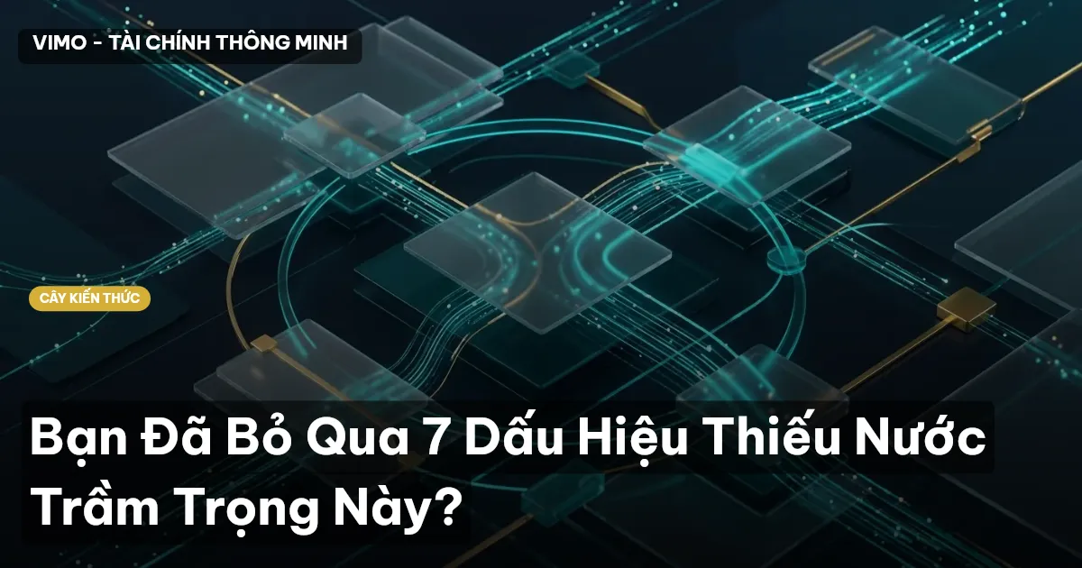 Bạn Đã Bỏ Qua 7 Dấu Hiệu Thiếu Nước Trầm Trọng Này?