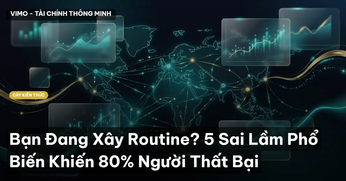 Bạn Đang Xây Routine? 5 Sai Lầm Phổ Biến Khiến 80% Người Thất Bại