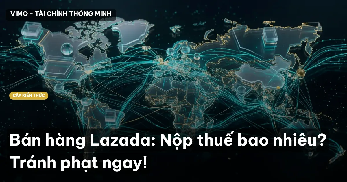 Bán hàng Lazada: Nộp thuế bao nhiêu? Tránh phạt ngay!