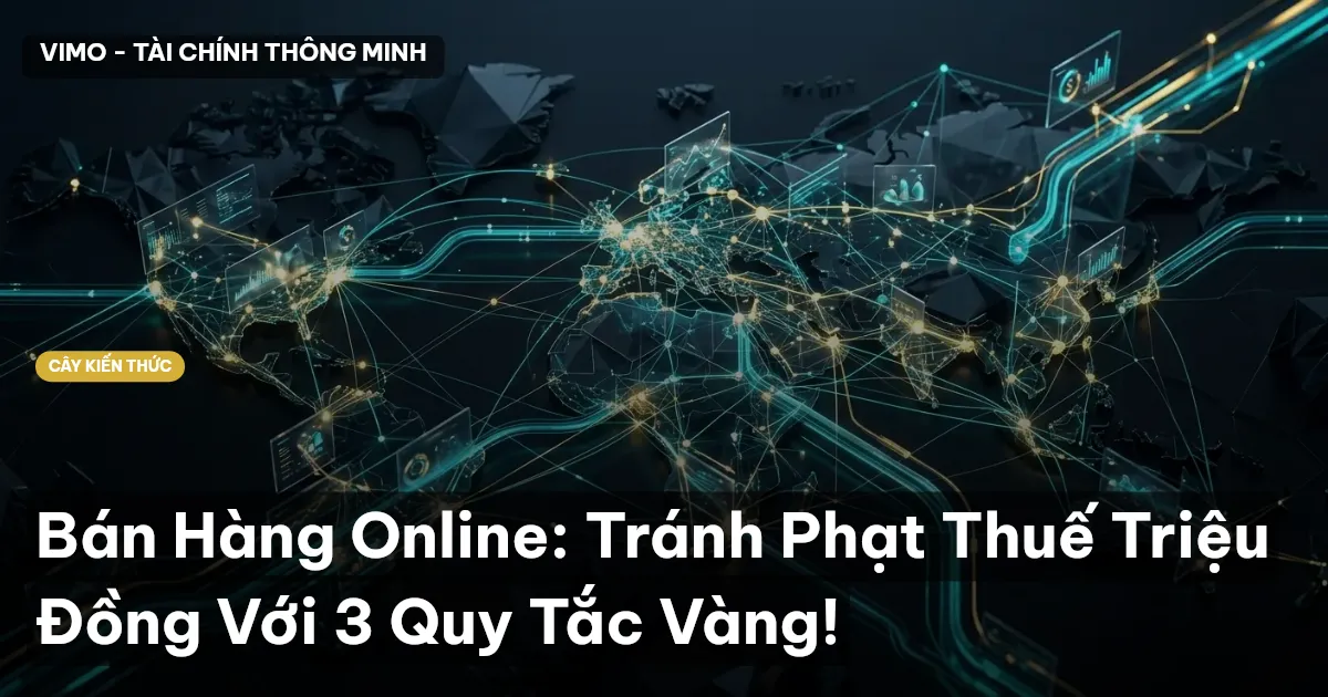 Bán Hàng Online: Tránh Phạt Thuế Triệu Đồng Với 3 Quy Tắc Vàng!