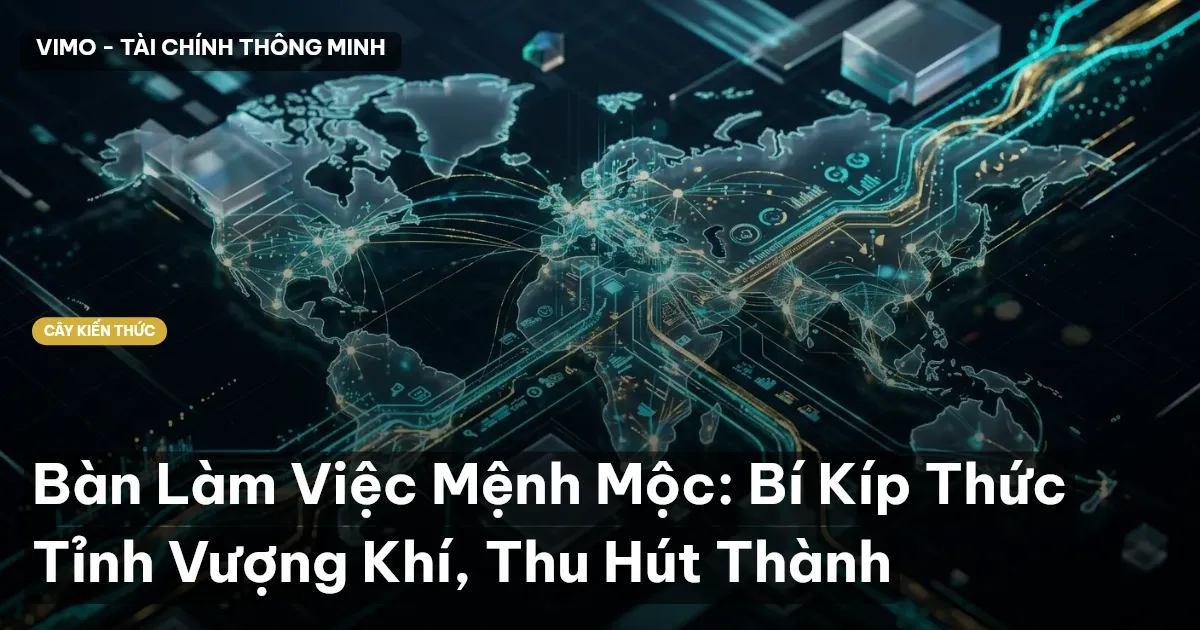 Bàn Làm Việc Mệnh Mộc: Bí Kíp Thức Tỉnh Vượng Khí, Thu Hút Thành