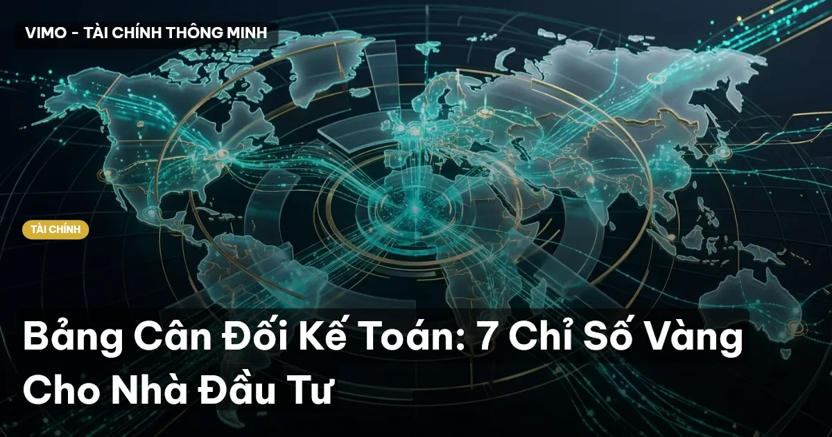 Bảng Cân Đối Kế Toán: 7 Chỉ Số Vàng Cho Nhà Đầu Tư