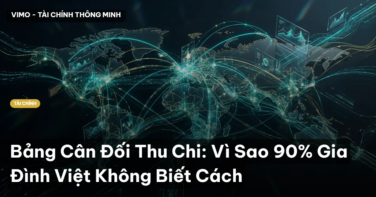 Bảng Cân Đối Thu Chi: Vì Sao 90% Gia Đình Việt Không Biết Cách