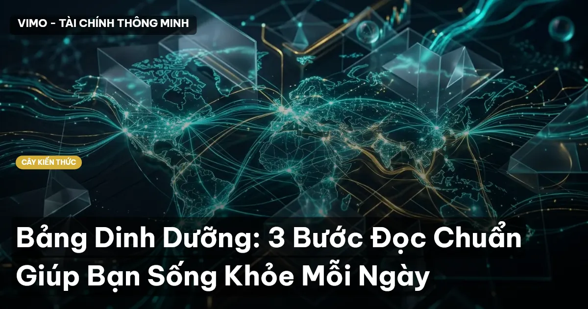 Bảng Dinh Dưỡng: 3 Bước Đọc Chuẩn Giúp Bạn Sống Khỏe Mỗi Ngày