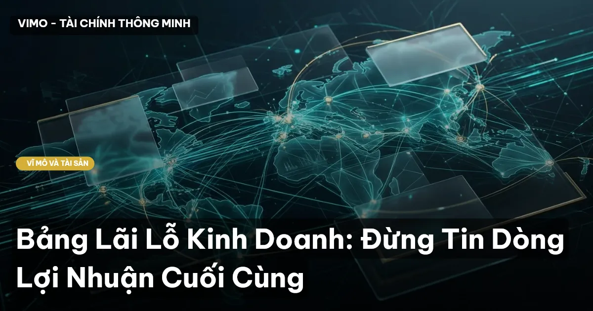 Bảng Lãi Lỗ Kinh Doanh: Đừng Tin Dòng Lợi Nhuận Cuối Cùng