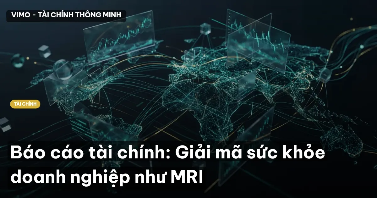 Báo cáo tài chính: Giải mã sức khỏe doanh nghiệp như MRI