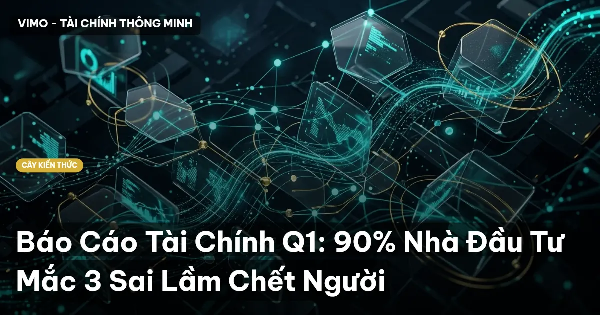 Báo Cáo Tài Chính Q1: 90% Nhà Đầu Tư Mắc 3 Sai Lầm Chết Người