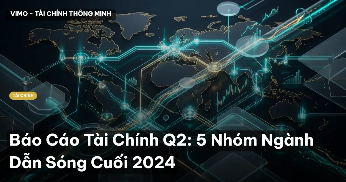Báo Cáo Tài Chính Q2: 5 Nhóm Ngành Dẫn Sóng Cuối 2024