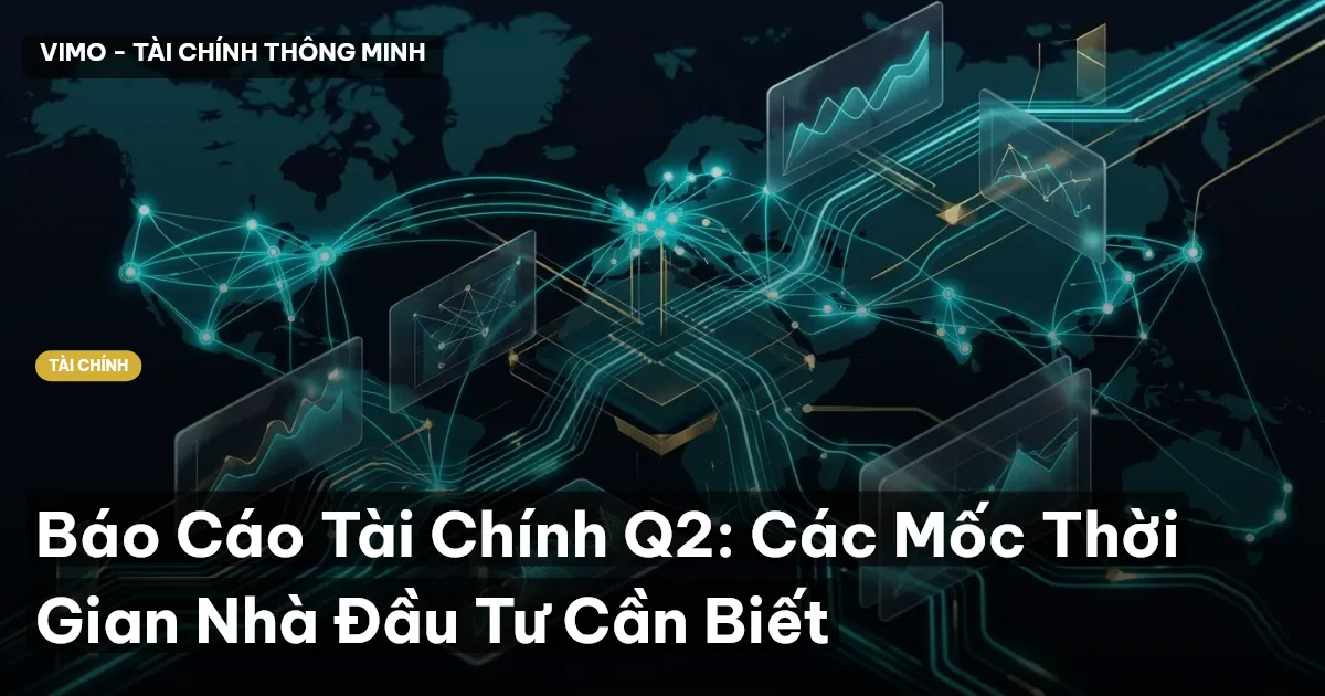 Báo Cáo Tài Chính Q2: Các Mốc Thời Gian Nhà Đầu Tư Cần Biết