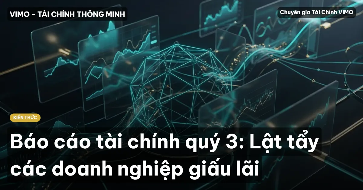Báo cáo tài chính quý 3: Lật tẩy các doanh nghiệp giấu lãi