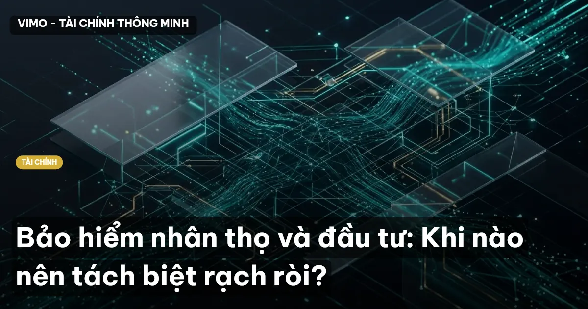 Bảo hiểm nhân thọ và đầu tư: Khi nào nên tách biệt rạch ròi?