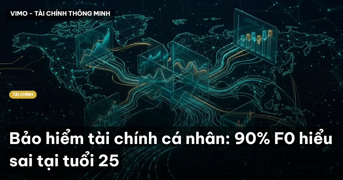 Bảo hiểm tài chính cá nhân: 90% F0 hiểu sai tại tuổi 25