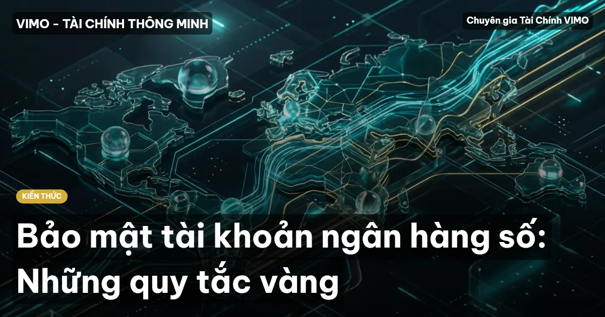 Bảo mật tài khoản ngân hàng số: Những quy tắc vàng