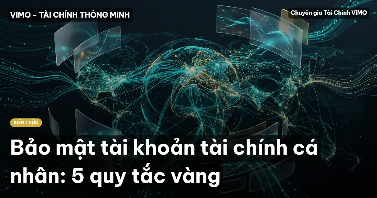 Bảo mật tài khoản tài chính cá nhân: 5 quy tắc vàng