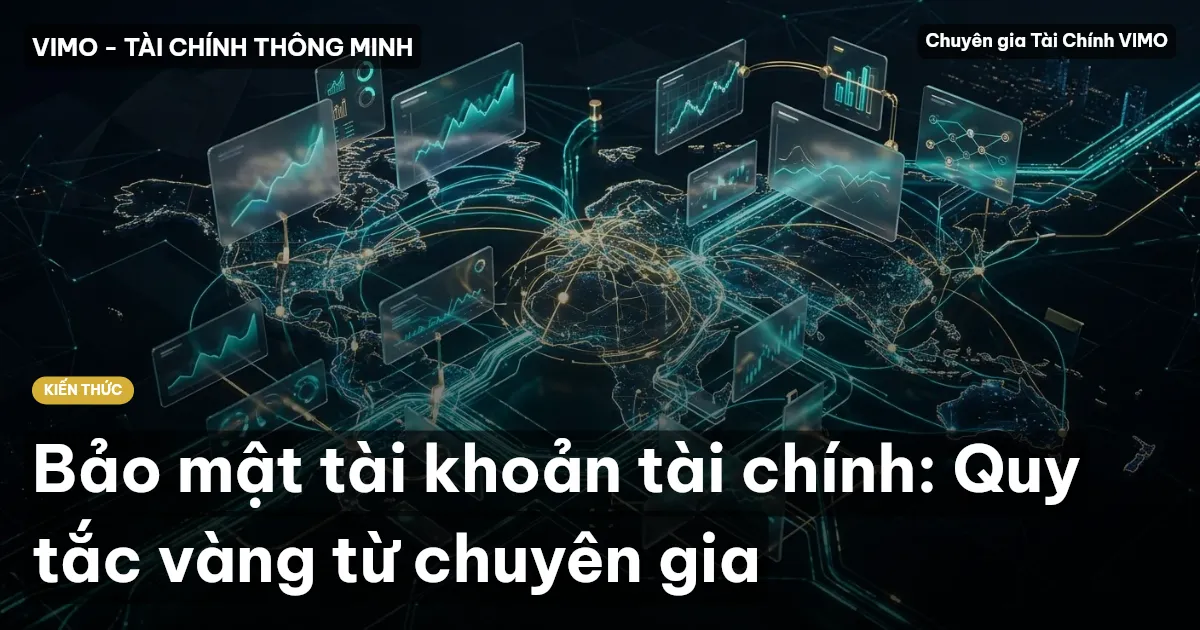 Bảo mật tài khoản tài chính: Quy tắc vàng từ chuyên gia