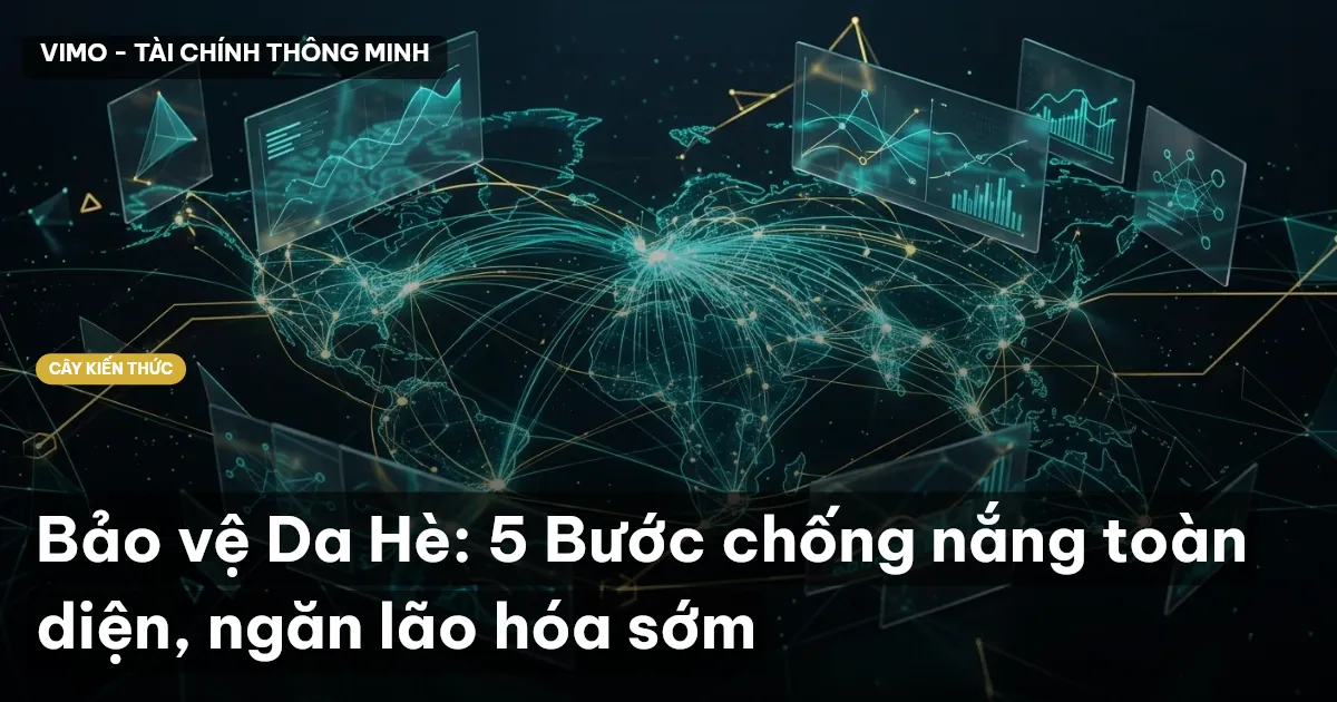 Bảo vệ Da Hè: 5 Bước chống nắng toàn diện, ngăn lão hóa sớm