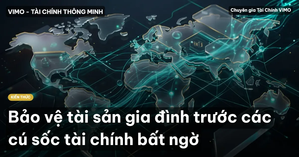 Bảo vệ tài sản gia đình trước các cú sốc tài chính bất ngờ