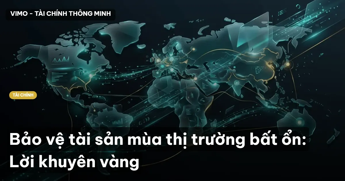 Bảo vệ tài sản mùa thị trường bất ổn: Lời khuyên vàng